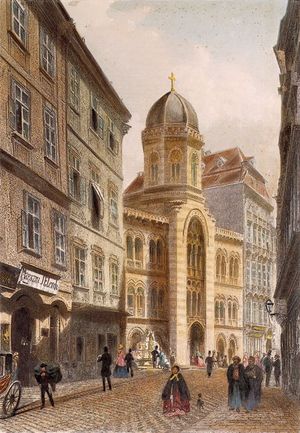 19세기 후반 비엔나 성삼위일체 그리스 정교회 (비엔나의 그리스 구역)