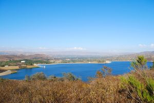 선셋 힐스 트레일에서 바라본 바드 호수의 모습