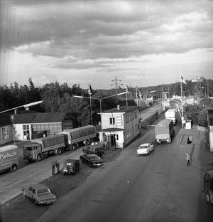 1967년 헬름슈테트 국경 검문소