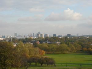 시티 방면의 전망