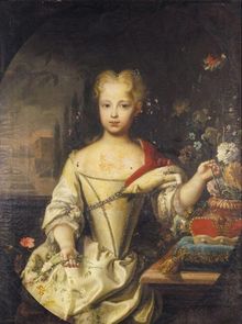 프란스 판 스탐파르트의 '마리아 안나 여대공', c. 1725