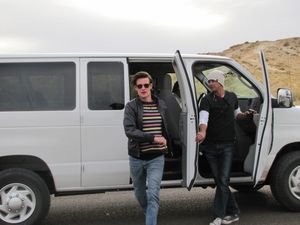 유타에서 촬영 중인 맷 스미스