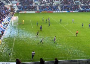 멘디소로차에서 열린 알라베스와 폰페라디나의 경기