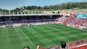 노우 에스타디에서 열린 짐나스틱과 레가네스의 경기