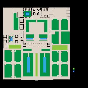 하페즈 묘의 평면도