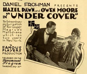 무어, 1916년 영화 Under Cover에서