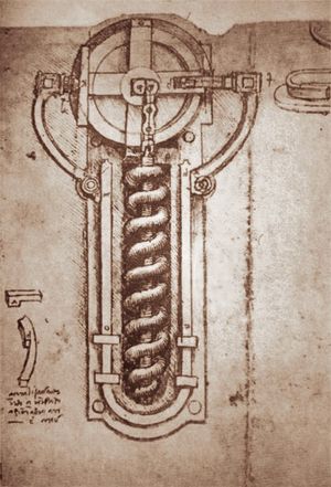 레오나르도 다 빈치의 치륜총, 1500년