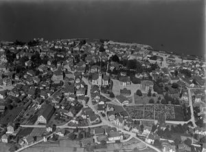 발터 미텔홀처(1919년)의 200m 상공에서 촬영한 항공 사진