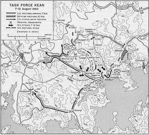 여러 대규모 전투의 지형도