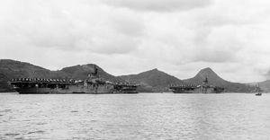 USS 밸리포지 (CV-45), USS 필리핀시 (CV-47), USS 로체스터 (CA-124) (사세보, 1950)
