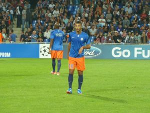 2012년 9월 18일 UEFA 챔피언스 리그에서 유네스 벨랑다