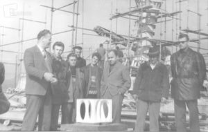 1965년 일리르스카 비스트리차 자유 언덕에 세워진 기념비(Spomenik) 건설