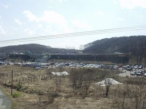 다치바나 다리에서 본 역