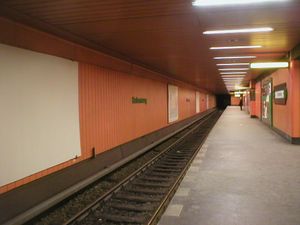 개축 이전 할렘베크역