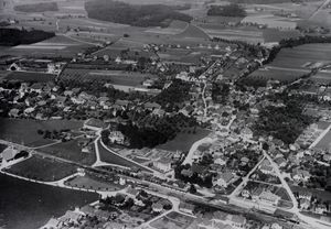 발터 미텔홀저의 400m 상공에서 촬영한 항공 사진 (1925년)