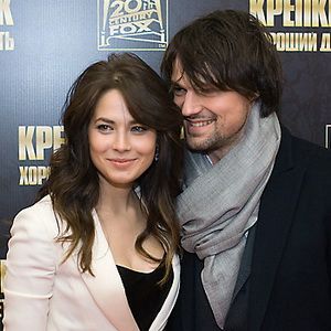 율리야 스니기르와 다닐라 코즐롭스키, 영화 다이 하드: 굿 데이 투 다이 시사회 중, 2013