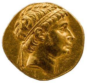 셀레우코스 2세의 금화. 안티오크 주조, 기원전 261-246년경