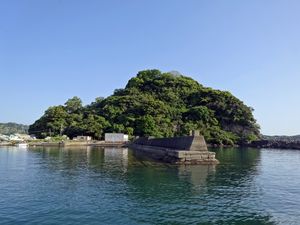 코쿠조 섬(식재는 아열대림)