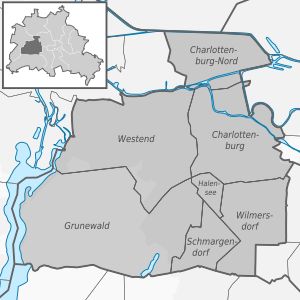 샤를로텐부르크-빌머스도르프구의 하위 구역