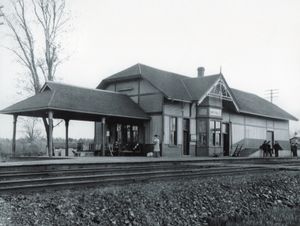 1920년경 오크빌역