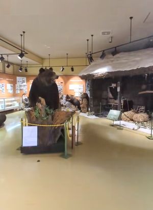 도마에정립 향토 자료관 내부