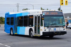 2015년 노바버스 LFS #1502, 224B 우드바인 노선 운행 중