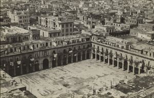Plaza del Vapor, Havana, 1933년 에반스가 촬영