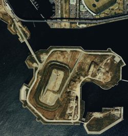 1988년 촬영 항공 사진. 국토교통성 국토지리원 지도·항공사진 열람 서비스의 항공 사진을 기반으로 제작