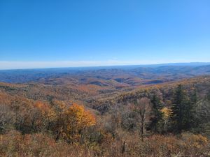 노스캐롤라이나주 그랜드파더 산에서 바라본 블루리지 산맥