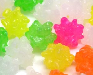 다양한 색상의 별사탕