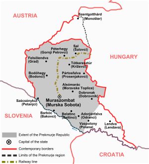프레크무레 공화국 (1919) 지도