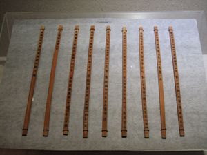 1975년 윈멍 수이후디에서 출토된 진나라 죽간