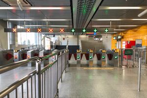 안허차오 북역 동북쪽 대합실 (2021년 2월 촬영)