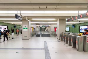 차오팡역 대합실(2021년 9월 촬영)