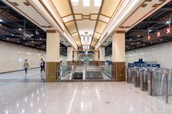 베이안허역 대합실 (2021년 4월 촬영)