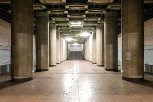 2021년 7월에 촬영된 3호선용으로 원래 사용되지 않던 승강장