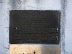 1942년 3월 크리스마스 섬에서 발생한 인도인 반란으로 인한 영국 해군 지휘관 희생자 추도비