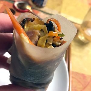 미국식 무쉬러우, 전병으로 쌈