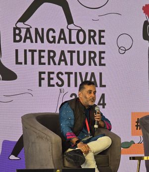 체탄 바갓 at BlrLitFest 2024