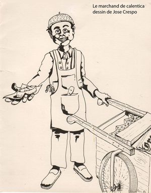 오랑의 카란티카 판매상