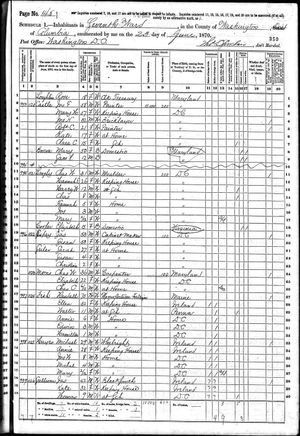 1870년 미국 인구 조사에 나온 피시