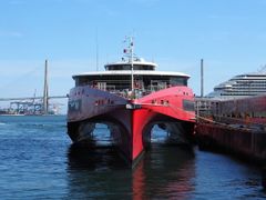 부산항에 정박한 퀸 비틀 (2023년 10월 18일)