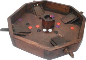 jeu de puces}}("벼룩 게임"), 티들리윙크스의 투석기 버전