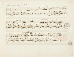 녹턴 8번의 자필악보