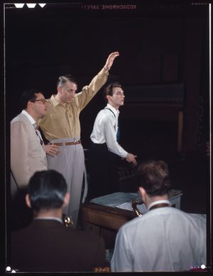 (왼쪽부터) 피트 루골로, 스탠 켄턴 (36세), 밥 그레팅거 (1948)