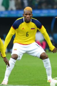 2016년 하계 올림픽에서 나이지리아를 상대로 경기하는 레르마.