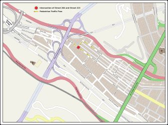 2015 미나 참사 지도–204번가와 223번가 주변 지역