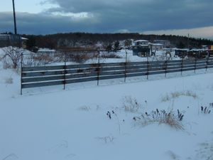 불어 쌓기형 방설책