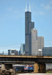 1973년에 완공된 윌리스 타워는 저작권이 없는 퍼블릭 도메인으로 간주된다.