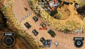 터치 컨트롤이 있는 데스 랠리의 iOS 버전